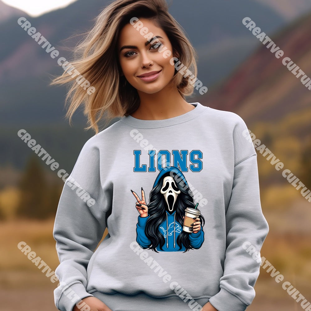 Detroit Lions Ghostface Girlie