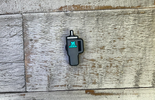 Gray & Teal Stanley Cup Shoe Charm