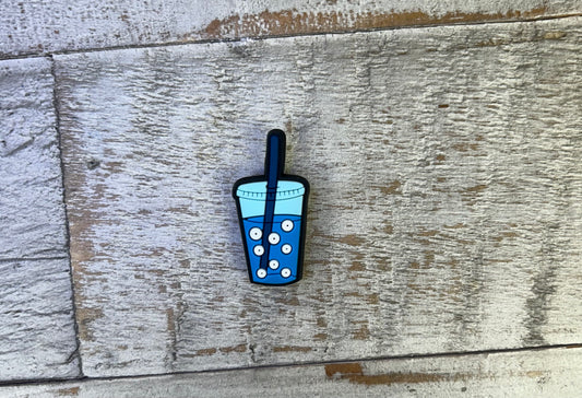 Blue Drink Shoe Charm