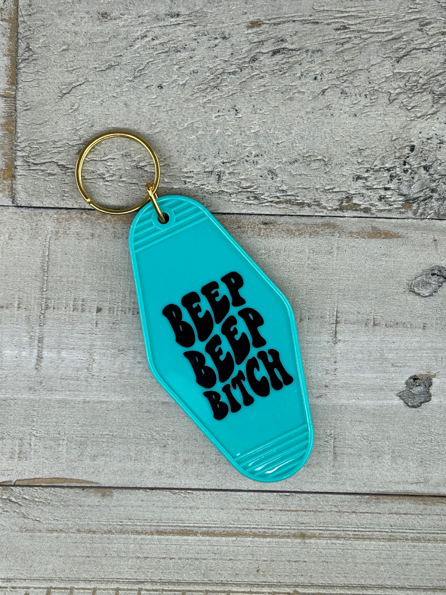 Beep Beep Motel Keychain