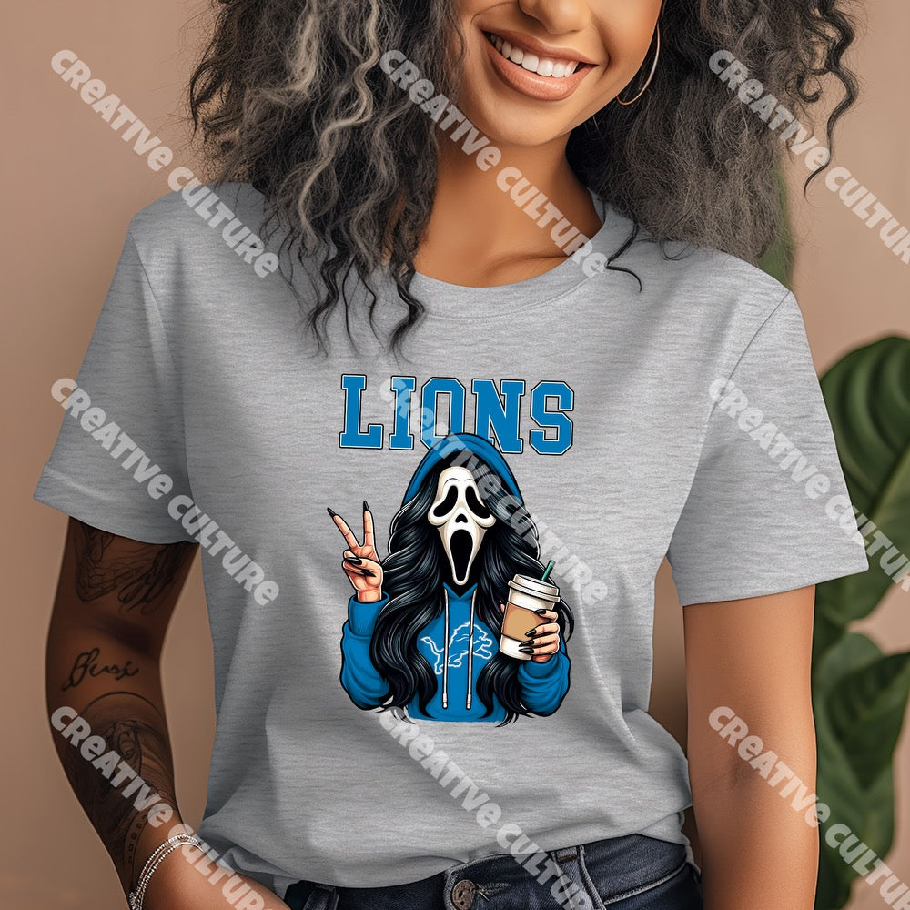 Detroit Lions Ghostface Girlie