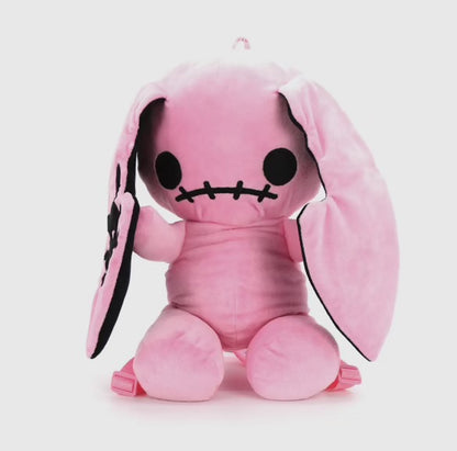 Pink Goth Bunny Backpack