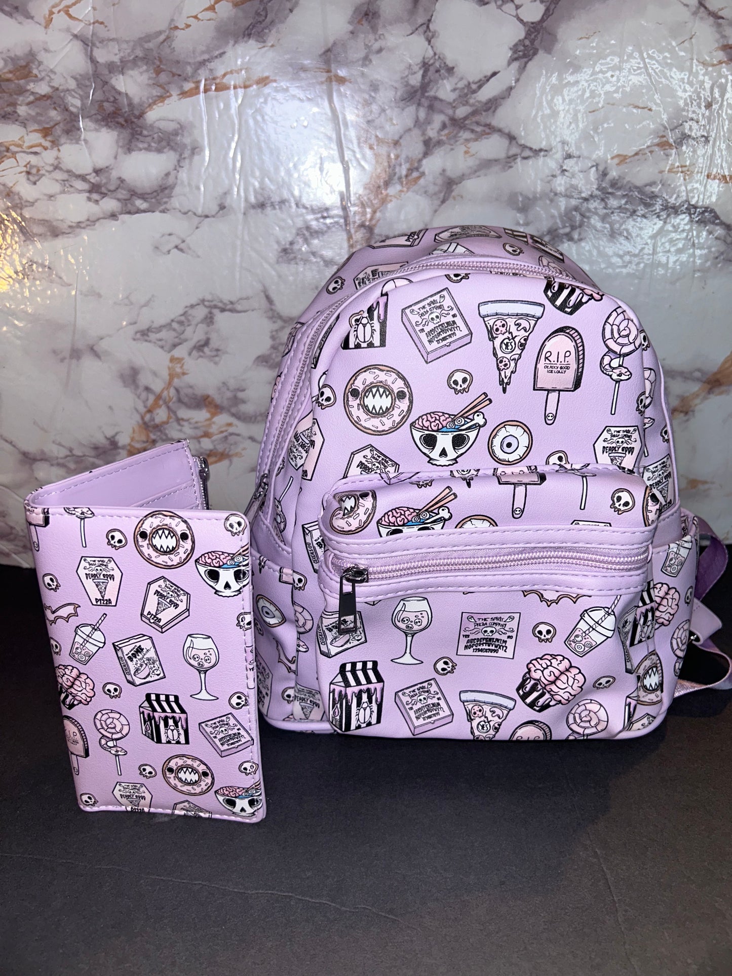 Goth Foods Mini Backpack & Wallet