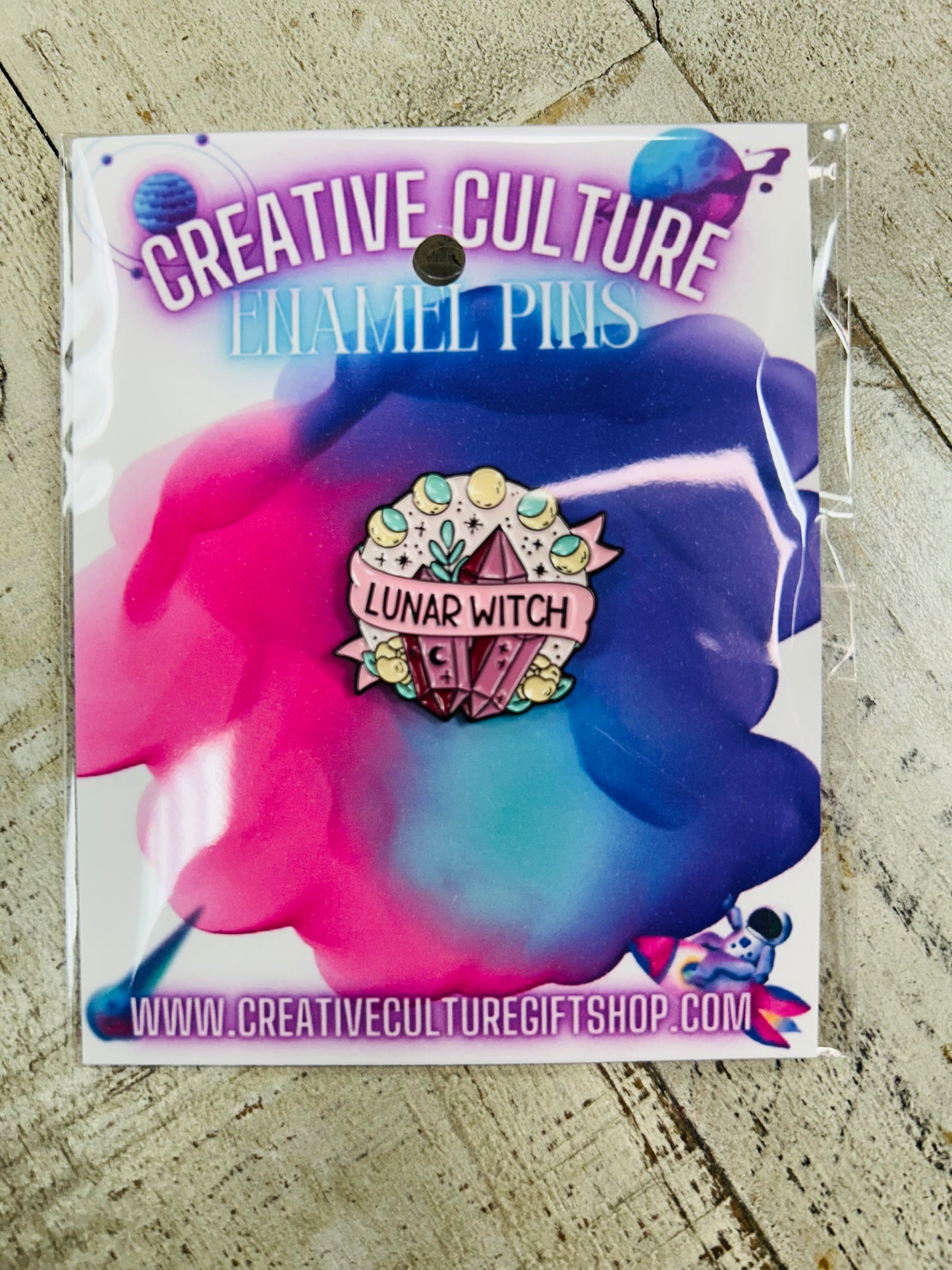 Lunar Witch Enamel Pin