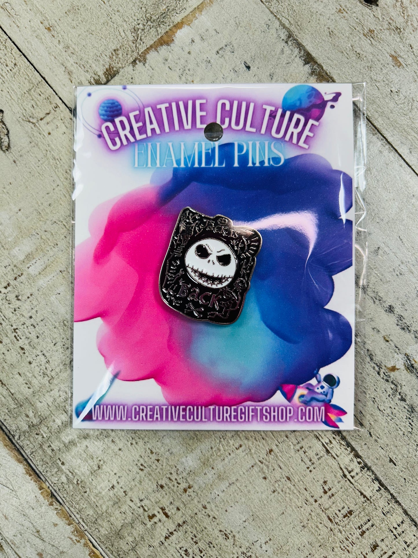 Jack Is Back Enamel Pin