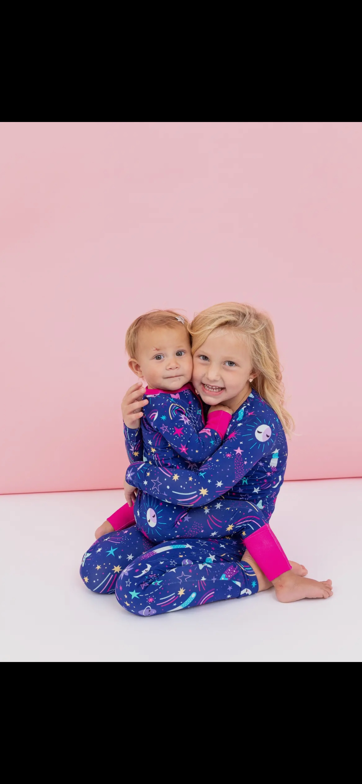 Cosmic Blast Girls Bamboo Pajamas