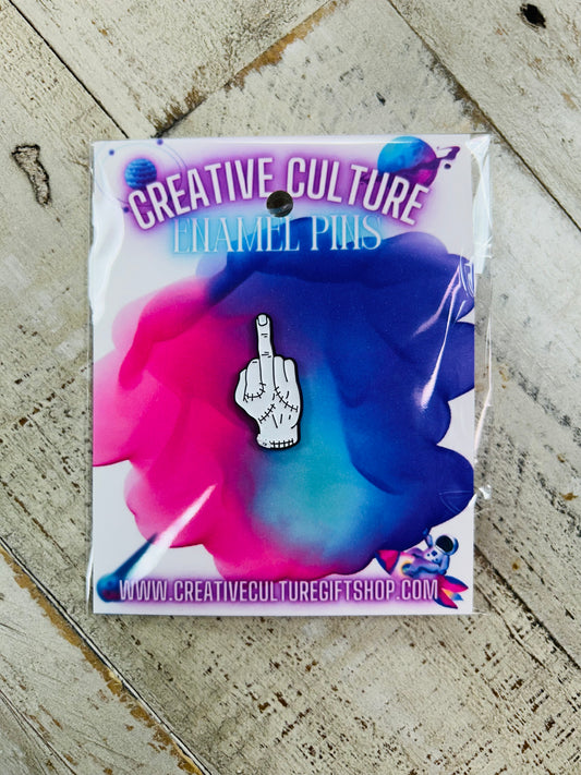 Middle Finger Enamel Pin