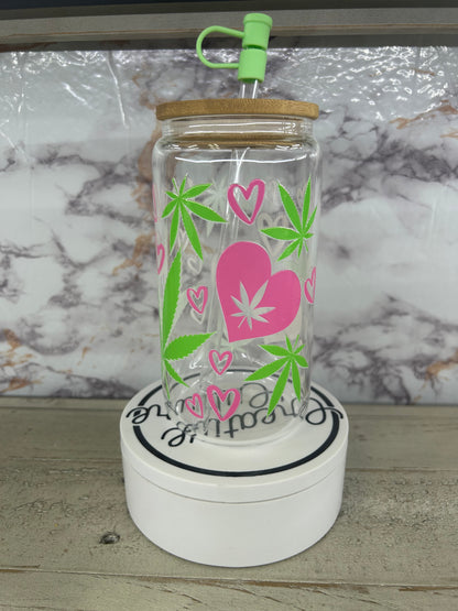 Canna Cutie 16oz Glass Libby Cup