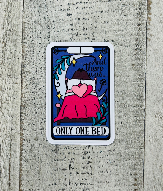 Only One Bed Tarot Vinyl Sticker