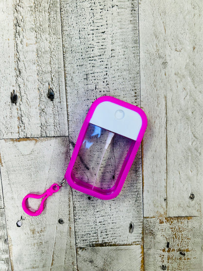 Refillable Hand Sanitizer Spray Bottle Keychain