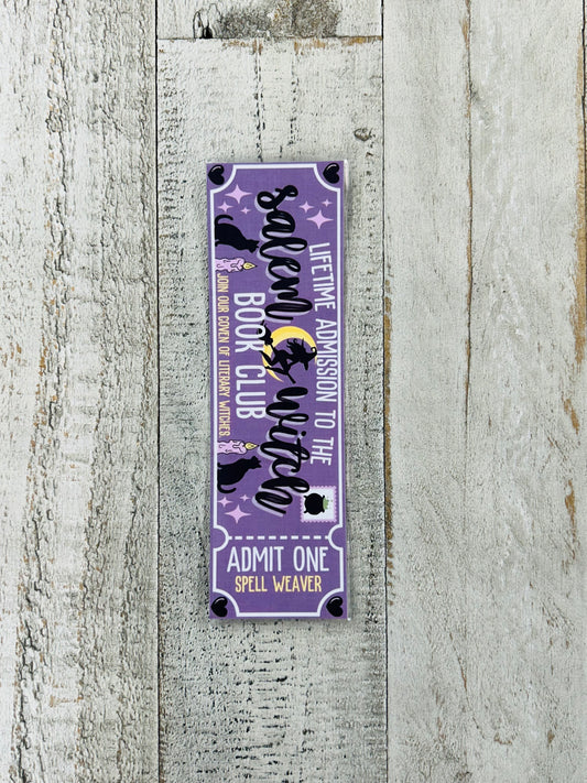 Salem Witch Book Club Bookmark