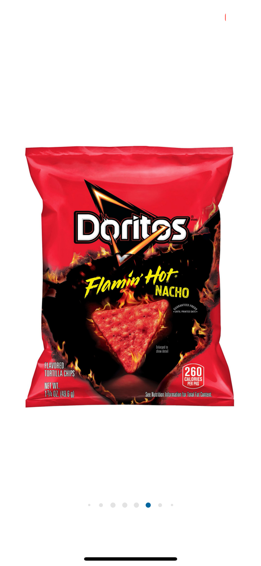 Flamin Hot Nacho Doritos