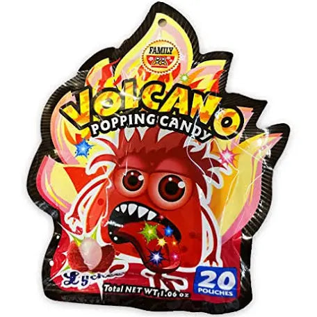 Lychee Volcano Popping Candy