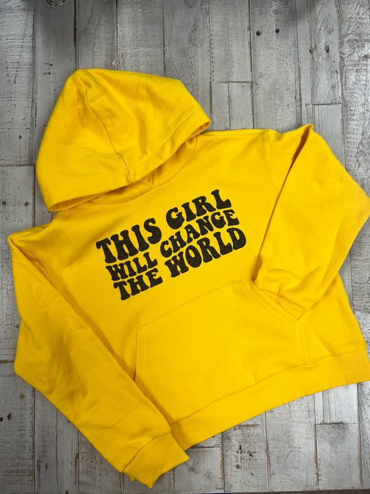 This Girl Will Change The World Girls Hoodie