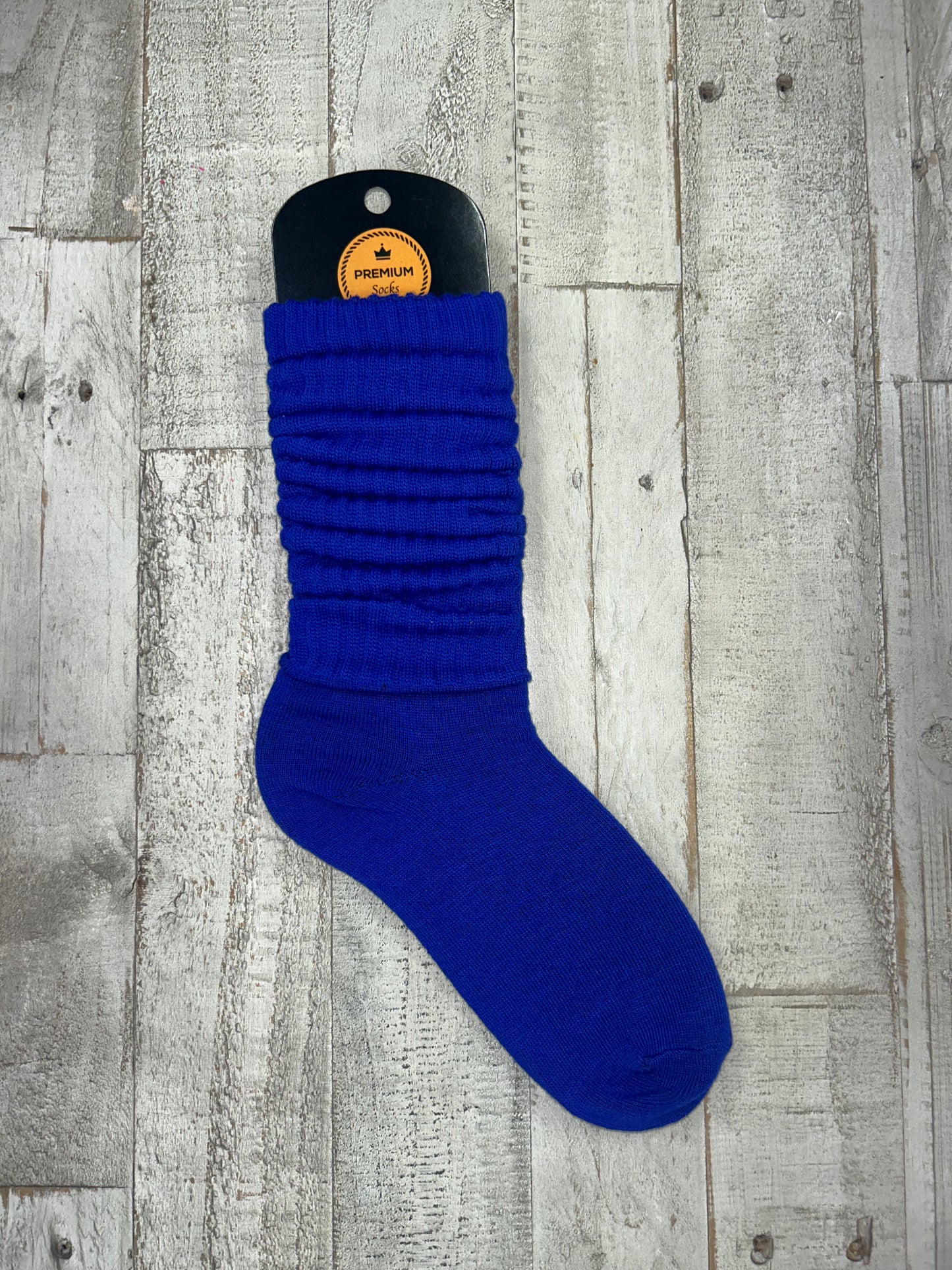 Royal Blue Slouch Socks