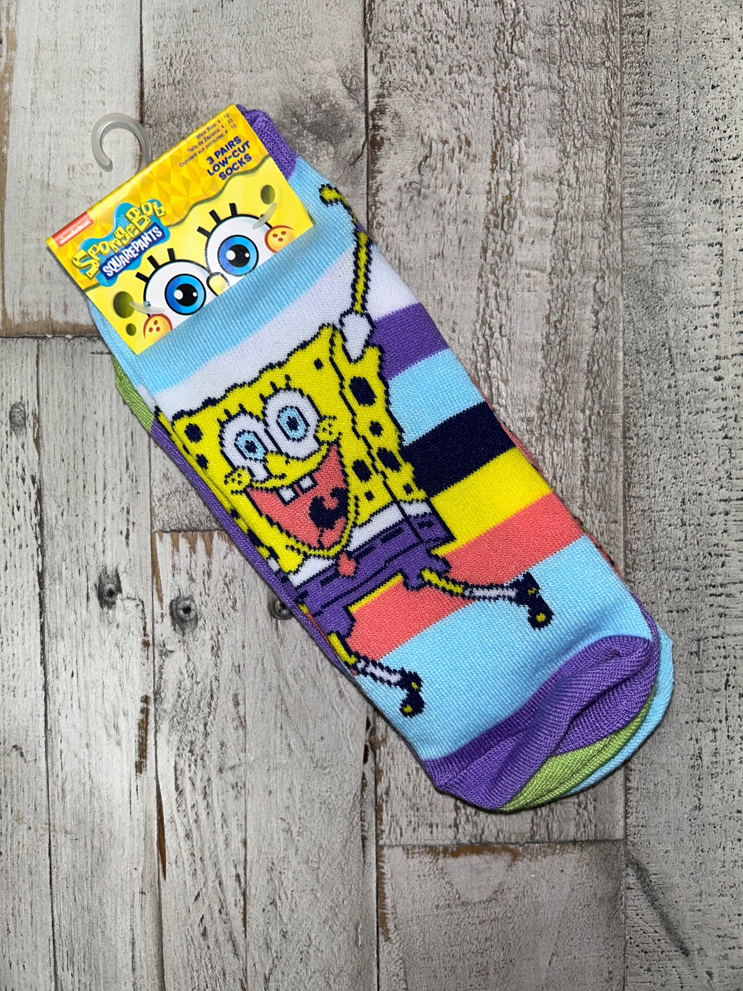 SpongeBob Socks 3 Pack