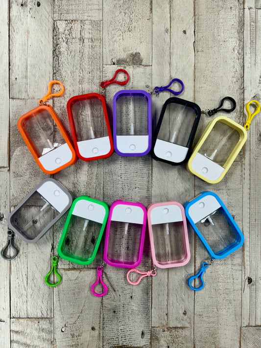 Refillable Hand Sanitizer Spray Bottle Keychain