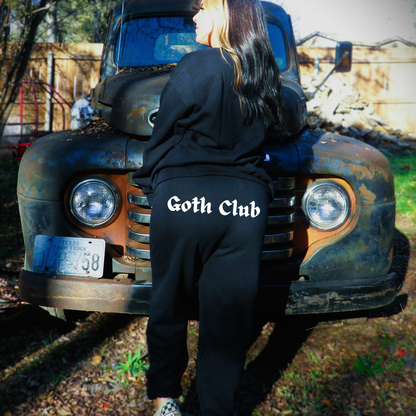 Nocturnal Society Goth Club Matching Set – Hoodie & Sweatpants Duo